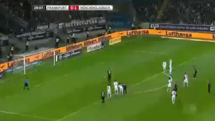 Frankfurt 1-5 M'gladbach - Goal by A. Meier (29')