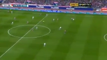 Atlético Madrid 2-1 Valencia - Golo de J. Martínez (32min)