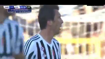 Empoli 1-3 Juventus - Gól de M. Maccarone (19min)