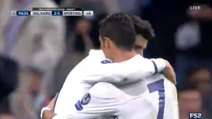 Real Madrid 2-1 Sporting CP - Goal by Álvaro Morata (90+4')