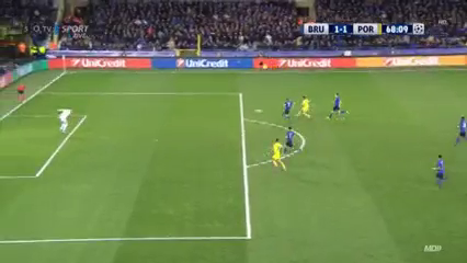 Club Brugge vs Porto - Goal by M. Layún (68')