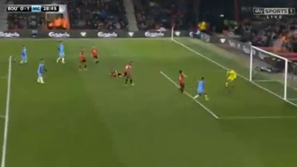 Bournemouth 0-2 Man City - Goal by R. Sterling (29')