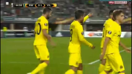 Rapid Wien 2-1 Villarreal - Golo de Léo Baptistão (45min)