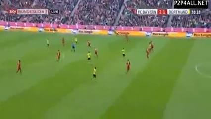 Bayern München 5-1 Borussia Dortmund - Golo de T. Müller (35min)
