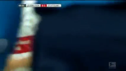 Leverkusen 4-3 Stuttgart - Goal by M. Harnik (50')