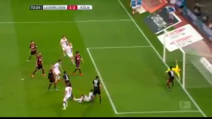 Leverkusen 1-2 Köln - Goal by D. Maroh (72')