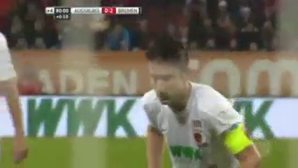 Augsburg 1-2 Bremen - Goal by F. Bartels (69')