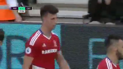 Middlesbrough 1-2 Crystal Palace - Goal by Daniel Ayala (38')