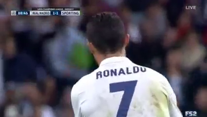 Real Madrid 2-1 Sporting CP - Golo de Cristiano Ronaldo (89min)