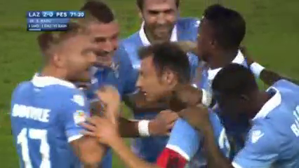 Lazio 3-0 Pescara - Golo de Ş. Radu (72min)