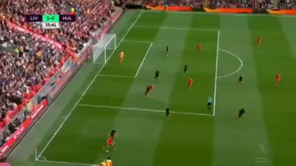 Liverpool 5-1 Hull - Goal by S. Mané (36')