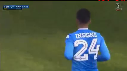Hellas Verona 0-2 Napoli - Golo de L. Insigne (67min)