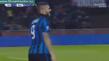 Inter 4-0 Frosinone - Goal by M. Icardi (53')