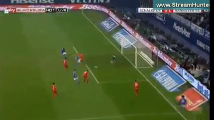 Schalke 04 3-1 Hannover - Goal by F. Di Santo (82')