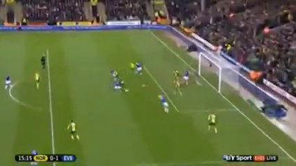 Norwich City 1-1 Everton - Golo de R. Lukaku (15min)