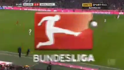 Bayern München 2-0 Ingolstadt - Golo de R. Lewandowski (65min)