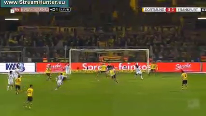 Borussia Dortmund 4-1 Eintracht Frankfurt - Golo de M. Hummels (61min)