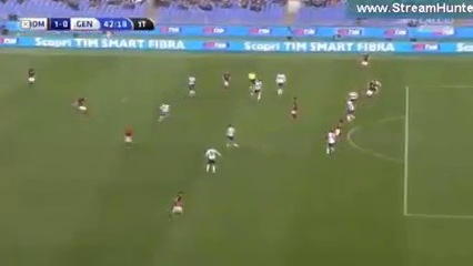 Roma 2-0 Genoa - Goal by A. Florenzi (42')