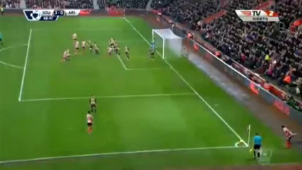 Southampton 4-0 Arsenal - Golo de José Fonte (69min)