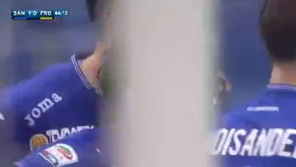 Sampdoria 2-0 Frosinone - Goal by Fernando (44')