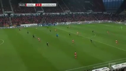 Mainz 05 3-1 Leverkusen - Goal by Y. Malli (14')