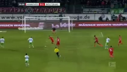 Hannover 96 0-4 Wolfsburg - Golo de A. Schürrle (36min)