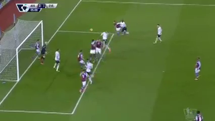 Aston Villa 1-3 Everton - Goal by Ramiro Funes Mori (5')
