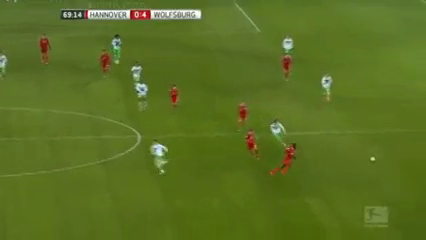 Hannover 96 0-4 Wolfsburg - Golo de A. Schürrle (59min)