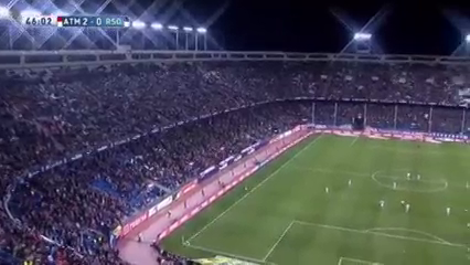 Atlético 3-0 Real Sociedad - Goal by Saúl (46')