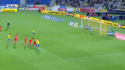 Las Palmas 4-0 Getafe - Gól de Jonathan Viera (28min)