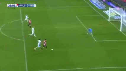 Athletic Club 4-1 La Coruña - Goal by Aduriz (36')