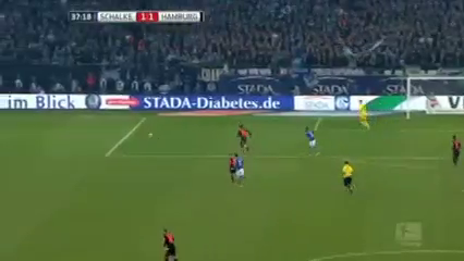 Schalke 04 3-2 Hamburger SV - Golo de M. Meyer (37min)
