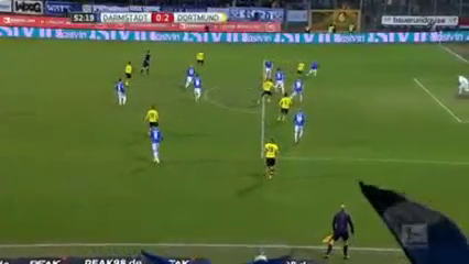 Darmstadt 98 0-2 Dortmund - Goal by E. Durm (53')