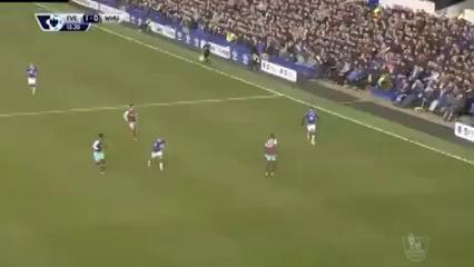 Everton 2-3 West Ham United - Golo de R. Lukaku (13min)
