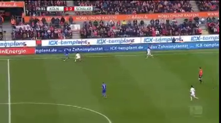 Köln 1-3 Schalke 04 - Gól de F. Di Santo (76min)