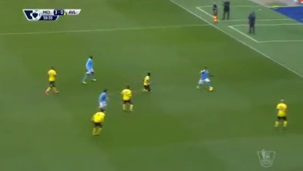 Manchester City 4-0 Aston Villa - Golo de S. Agüero (60min)