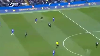 Chelsea 1-1 Stoke - Goal by M. Diouf (85')
