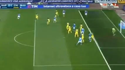 Napoli 3-1 Chievo - Goal by V. Chiricheş (38')