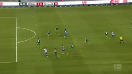 Hertha BSC 2-0 Schalke 04 - Goal by V. Ibišević (42')