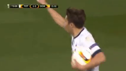 Tottenham 1-2 Dortmund - Goal by P. Aubameyang (70')