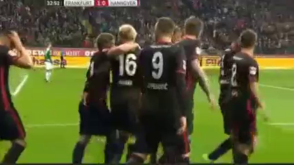 Eintracht Frankfurt 1-0 Hannover 96 - Golo de Ä. Ben-Hatira (33min)