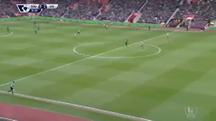 Southampton vs Liverpool - Goal by D. Sturridge (22')