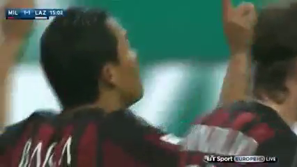 Milan vs Lazio - Gól de C. Bacca (15min)