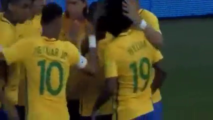 Brazil 2-2 Uruguay - Golo de Douglas Costa (1min)