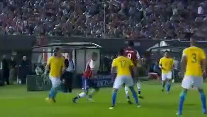 Paraguay vs Brazil - Gól de E. Benítez (49min)