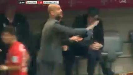 Bayern München vs Frankfurt - Goal by F. Ribéry (20')