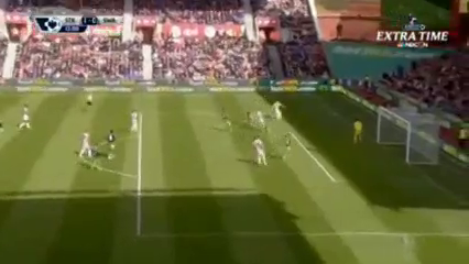 Stoke vs Swansea - Goal by I. Afellay (13')
