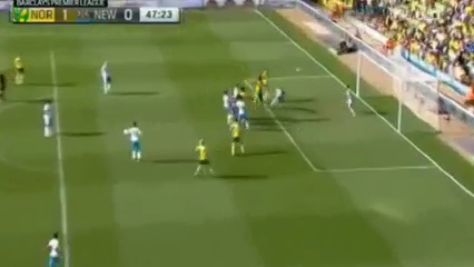 Norwich vs Newcastle - Goal by T. Klose (45+2')