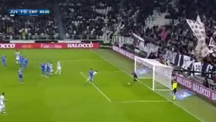 Juventus vs Empoli - Goal by M. Mandžukić (44')