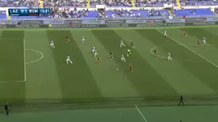 Lazio vs Roma - Gól de S. El Shaarawy (15min)